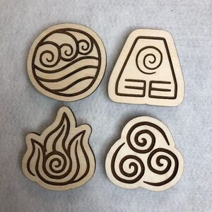 4 Pack Avatar the Last Airbender Magnets